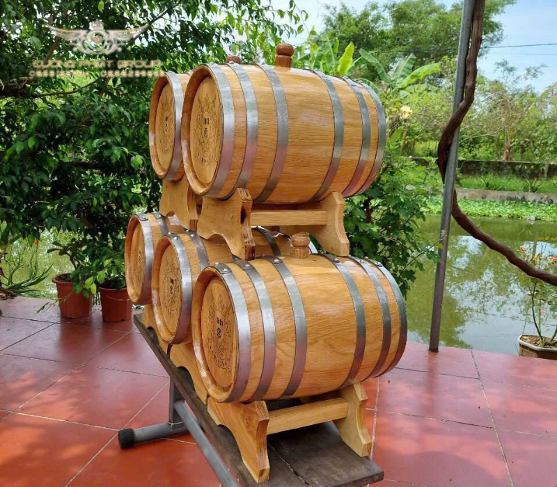 đơn vị cung cấp thùng gỗ sồi